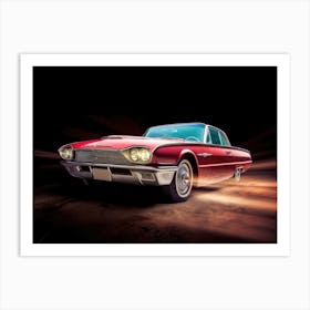 63 Red T Bird Art Print