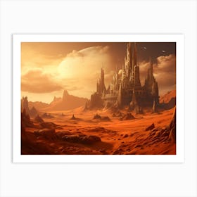 Alien Landscape Art Print