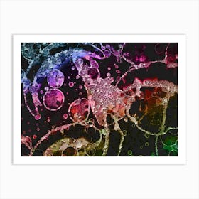 Japanese Mosaic Abstraction Art Print