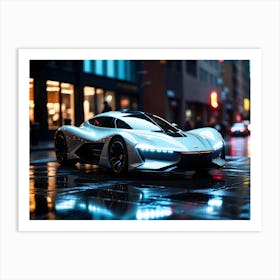 Futuristic Sports Car 1 Art Print