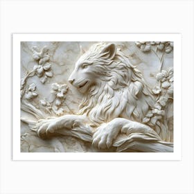 Beautiful Animal 3d 3 Art Print