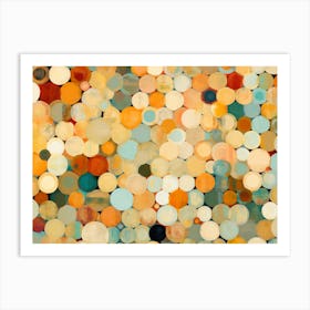 Abstract Circles 18 Art Print