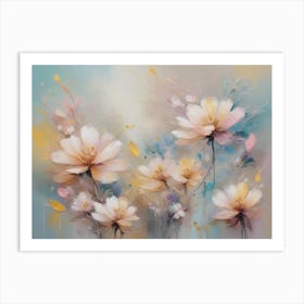 Abstract Flowers 9  Art Print