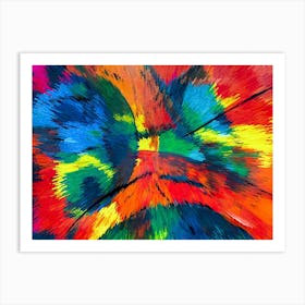 Acrylic Extruded Painting 128 Art Print