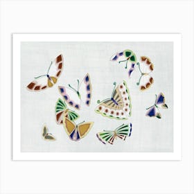 Japanese Butterfly, Cho Senshu (7) Art Print