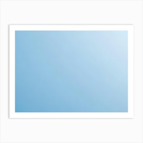 Abstract Blue Gradient Background Art Print