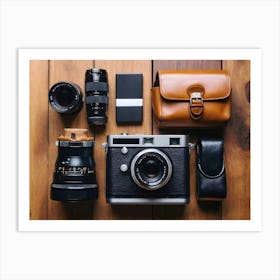 Camera And Camera Equipment Art Print