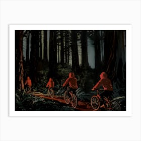 Boys In Woods 1 Fy H Art Print