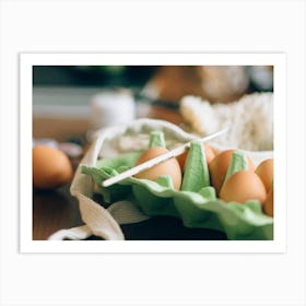 Eggs In An Egg Carton 1 Art Print