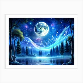 Moonlight Symphony (3) 1 Art Print