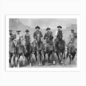 The Magnificent Seven 1960 Horseback Art Print