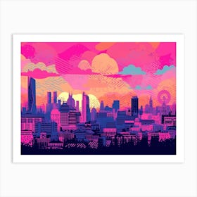 London Skyline 2 Art Print