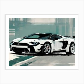 Ford Gt 10 Art Print