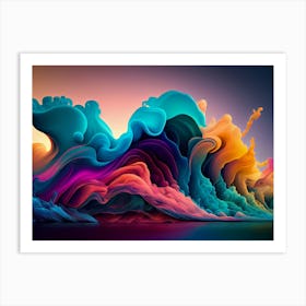 Abstract Painting 5 Art Print