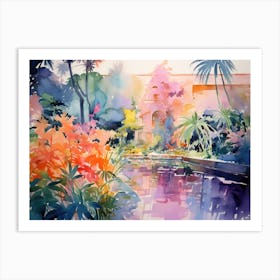 Garden In Bloom 1 Art Print