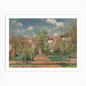 Garden In Full Sunlight, Camille Pissarro Art Print