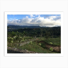 Roadside Vista near San Ramon, Costa Rica Art Print