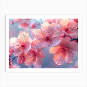 Cherry Blossoms Wallpaper 1 Art Print