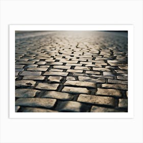 Cobblestone Road 4 Art Print