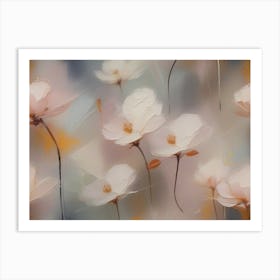 Abstract Flowers 7  Art Print