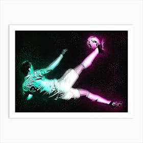 Cristiano Ronaldo Bicycle Kick 1 Art Print