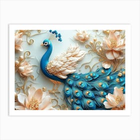 Peacock 59 Art Print