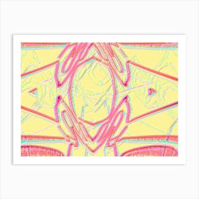 Abstract Psychedelic Art 3 Art Print