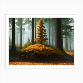 Tree In The Forest 3 Art Print