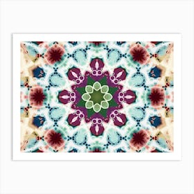 Modern Art Purple Pattern Art Print