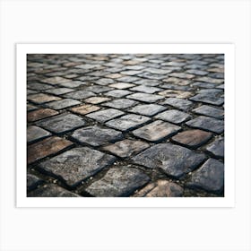 Cobblestone Street 4 Art Print