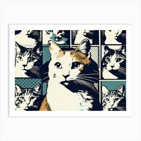 Cats Portrait Art Print