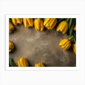 Yellow Tulips 1 Art Print