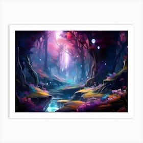 Fantasy Forest 1 Art Print