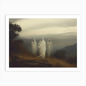 Ghosts In The Woods 3 Art Print