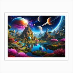 Utopian World 1 Art Print