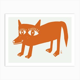 Strange Wee Fox Art Print