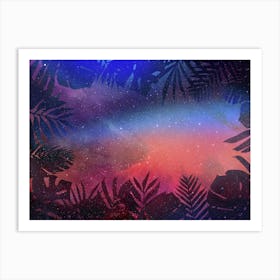 Tropical Space Jungle #2 Art Print