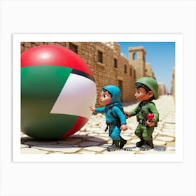 israel and palestine Art Print