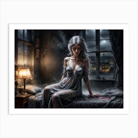 Lady Lay 3 Art Print