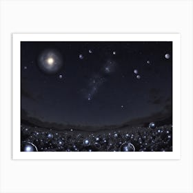 Marble Night Art Print