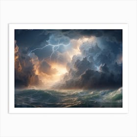 Stormy Sea Art Print