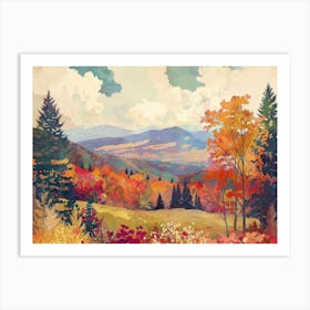 Autumn In The Mountains 2 Art Print