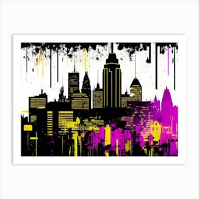 New York City Skyline 88 Art Print