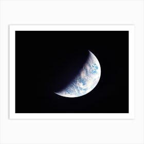 View Of The Earth Seen From The Apollo 12 Spacecraft Art Print