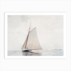 Sailing Off Gloucester, Winslow Homer Art Print