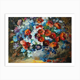 Flowers In A Vase 8 Art Print