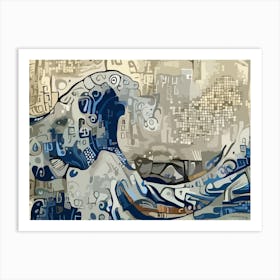 Great Wave Off Kanagawa Sea Ocean Splash Water Surf Art Print