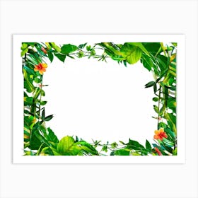 Tropical Frame 2 Art Print