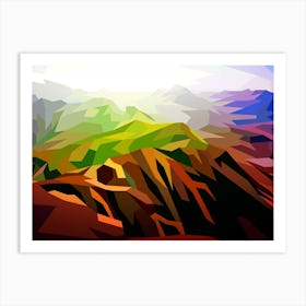 Mountains Art Print