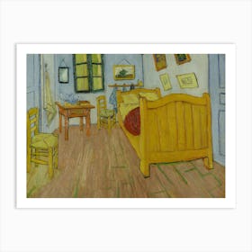 Vincent Van Gogh, Slaapkamer Te Arles, Bedroom In Arles, First Version, 1988. Art Print